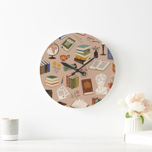 Buchmuster Große Wanduhr (Zuhause)
