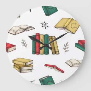 Buchmuster Große Wanduhr