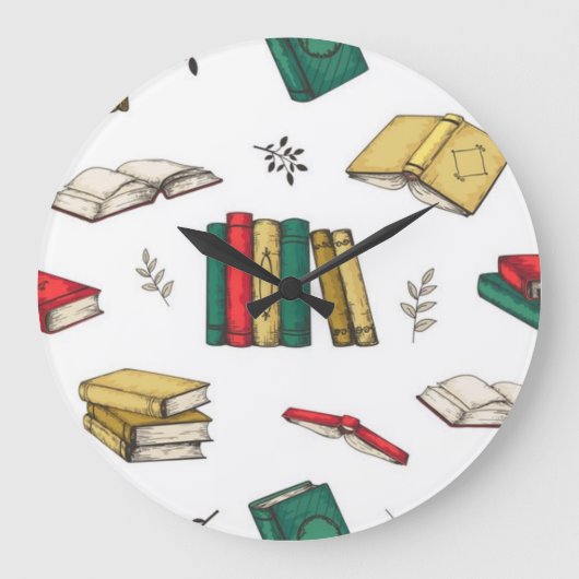 Buchmuster Große Wanduhr (Vorderseite)