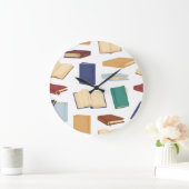 Buchmuster Große Wanduhr (Zuhause)