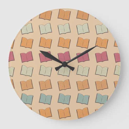 Buchmuster Große Wanduhr (Vorderseite)
