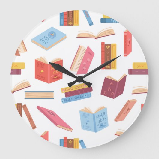 Buchmuster Große Wanduhr (Vorderseite)