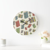 Buchmuster Große Wanduhr (Zuhause)