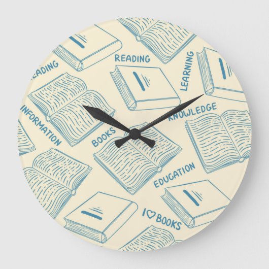 Buchmuster Große Wanduhr (Vorderseite)