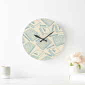 Buchmuster Große Wanduhr (Zuhause)