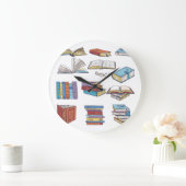 Buchmuster Große Wanduhr (Zuhause)