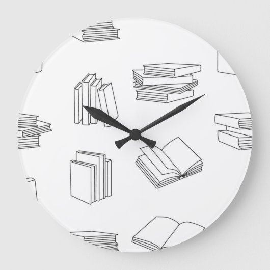 Buchmuster Große Wanduhr (Vorderseite)