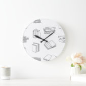 Buchmuster Große Wanduhr (Zuhause)