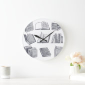Buchmuster Große Wanduhr (Zuhause)