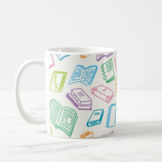 Buchmuster Kaffeetasse (Links)