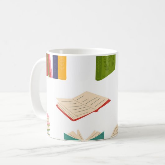 Buchmuster Kaffeetasse (Vorderseite Links)