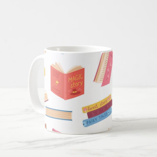 Buchmuster Kaffeetasse (Vorderseite Links)