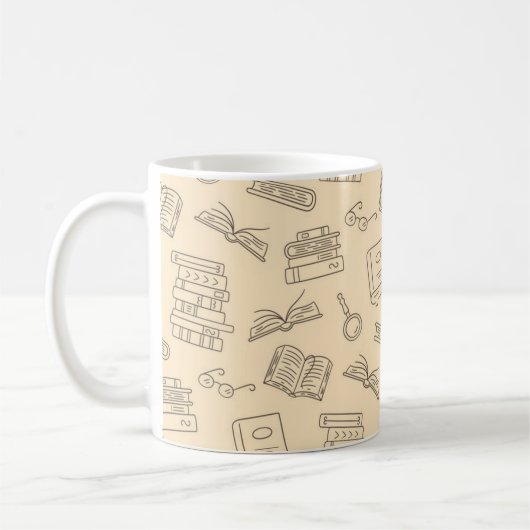 Buchmuster Kaffeetasse (Links)