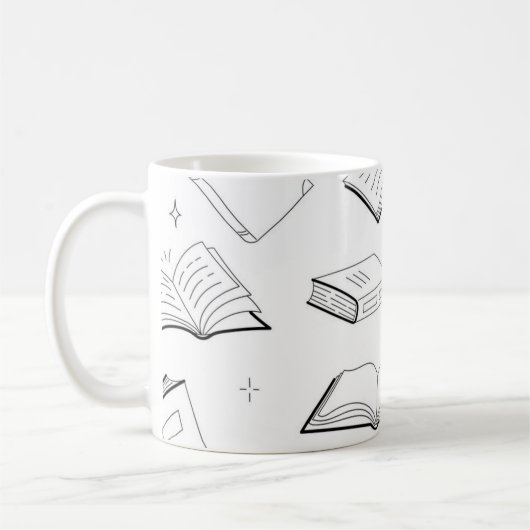 Buchmuster Kaffeetasse (Links)