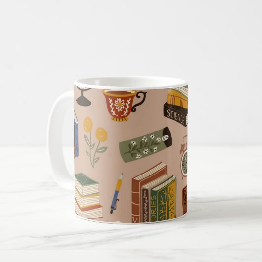 Buchmuster Kaffeetasse (Vorderseite Links)