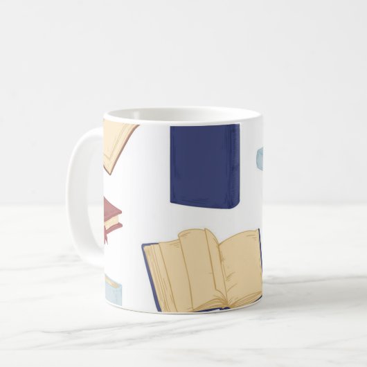 Buchmuster Kaffeetasse (Vorderseite Links)