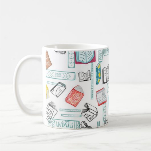 Buchmuster Kaffeetasse (Links)