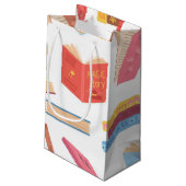 Buchmuster Kleine Geschenktüte (Rückseite Schrägansicht)