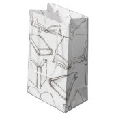 Buchmuster Kleine Geschenktüte (Rückseite Schrägansicht)