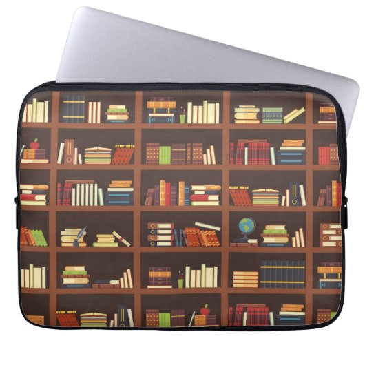Buchmuster Laptopschutzhülle (Vorderseite)
