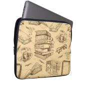 Buchmuster Laptopschutzhülle (Vorne Rechts)