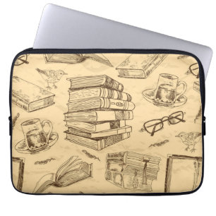 Buchmuster Laptopschutzhülle