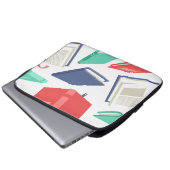Buchmuster Laptopschutzhülle (Vorne Knopf)