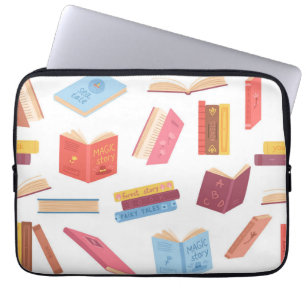 Buchmuster Laptopschutzhülle