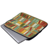 Buchmuster Laptopschutzhülle (Vorne Knopf)