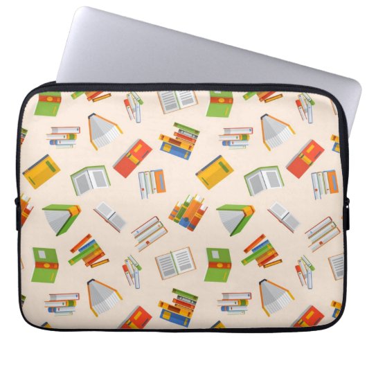 Buchmuster Laptopschutzhülle (Vorderseite)