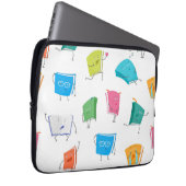 Buchmuster Laptopschutzhülle (Vorne Rechts)