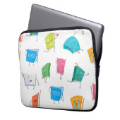 Buchmuster Laptopschutzhülle (Vorderseite Links)