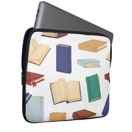 Buchmuster Laptopschutzhülle (Vorne Rechts)