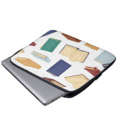 Buchmuster Laptopschutzhülle (Vorne Knopf)