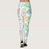 Buchmuster Leggings (Rückseite)