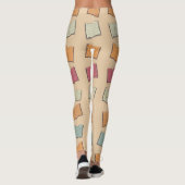 Buchmuster Leggings (Rückseite)