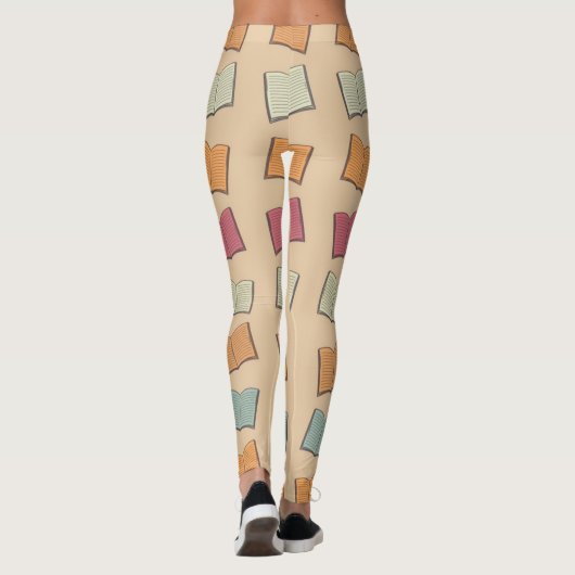 Buchmuster Leggings (Rückseite)