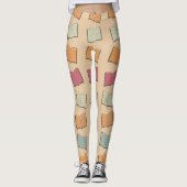 Buchmuster Leggings (Vorderseite)