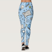 Buchmuster Leggings (Rückseite)