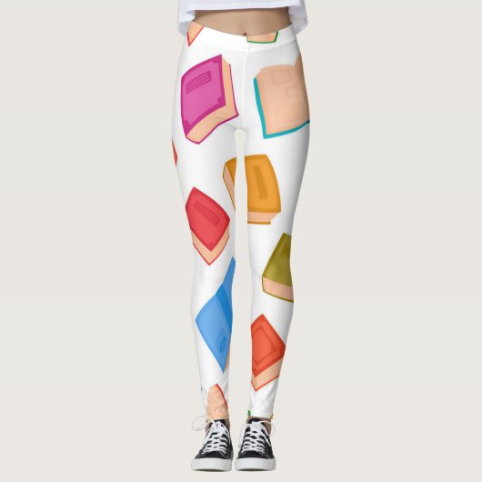 Buchmuster Leggings (Vorderseite)