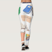 Buchmuster Leggings (Rückseite)