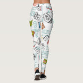 Buchmuster Leggings (Rückseite)