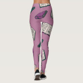 Buchmuster Leggings (Rückseite)