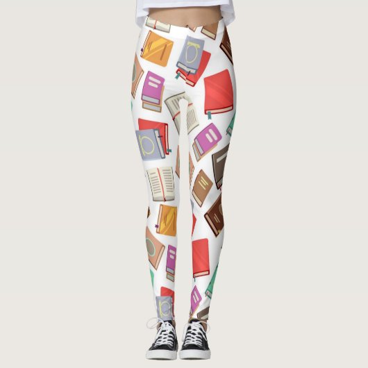 Buchmuster Leggings (Vorderseite)