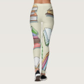 Buchmuster Leggings (Rückseite)