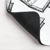 Buchmuster Mousepad (Ecke)