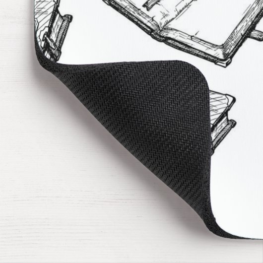 Buchmuster Mousepad (Ecke)