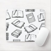 Buchmuster Mousepad (Mit Mouse)
