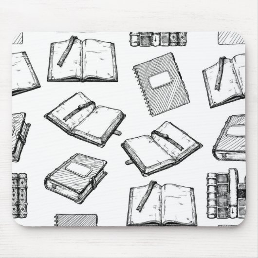 Buchmuster Mousepad (Vorne)