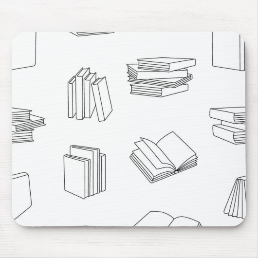 Buchmuster Mousepad (Vorne)
